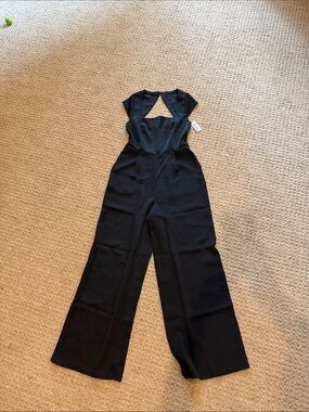 Old Navy Black Cutout Wide-Leg Jumpsuit